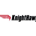 KnightHawk Inc. is a transportation company featuring aviation and rail transport components and this design was an update to their existing logo. They wished to retain the text part of the logo and modernize the hawk. The resulting logo was used on all their aircraft and trains.