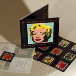 One of my clients had a short term opportunity to sell exclusive Andy Warhol chocolates licensed by the Andy Warhol Foundation so we designed a direct mail brochure, which included stickers and a translucent envelope that was sent to potential buyers of the rather expensive but unique confection.