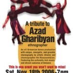 A renowned ethnographer was coming to introduce some of the cultural traditions of Armenia to Canadian audiences and this poster was done to promote his performance.