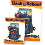 These posters were also part of the in-store signage system for Staples stores across Canada.