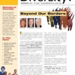 The Diversity! newsletter was a targeted online PDF publication that also could double as a printed piece. The rainbow effect in the publication banner which also acted as a logo represented the theme of diversity in the workplace and the publication was extended for the most part to large corporations for whom diversity in the workplace was an urgent issue. Later on the publication was morphed into a web site.