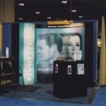 Riverfront Medical Services needed a trade show display and this was the first one designed for them. After five years of using this one, they decided to refresh their public image so they commissioned another display that they are using currently. This display unit was built by Nimlok Canada Ltd.