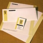 Stationery for business to business communications