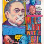 This was an illustration complaining about a certain Toronto mayor that became well known for his 'foot in mouth' disease.