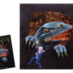 This was a cover for the Office Supplies Gold Book and was meant to be a thumb in the nose in the direction of the recession that was occurring at the time. This illustration involved a dragon model and a stage setting with a clever businessman beating the recession by stealing the dragon's tooth.