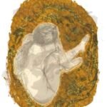 This illustration was another one of the illustrations for Michelle Tocher's book, A. Seeker's Storybook and was composed for the story 'Old Woman's Hill.'