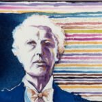 This was an illustration of Leopold Stowkowski with the idea of the conductor as 'prism' and as a musical revelation for those waiting to hear some inkling of the infinite.